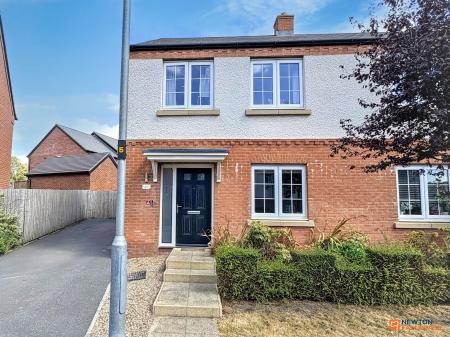 3 bedroom Semi-detached house for sale in Citron Avenue, Coalville, LE67