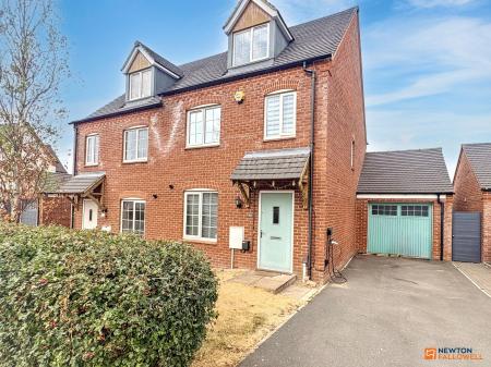 3 bedroom Semi-detached house for sale in Blackham Road, Hugglescote, LE67