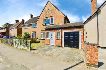 3 bedroom Semi-detached house for sale in Caldecote Road, Braunstone, LE3