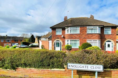 3 bedroom Semi-detached house for sale in Knollgate Close, Birstall, LE4