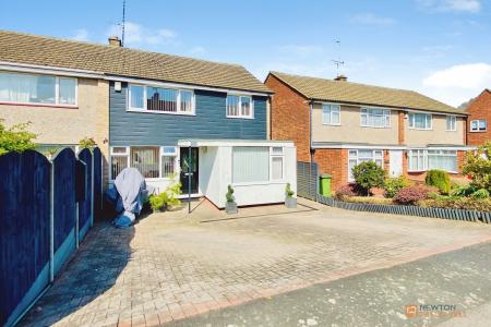 3 bedroom Semi-detached house for sale in Packer Avenue, Leicester Forest East, LE3