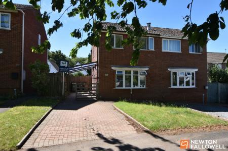 2 bedroom Semi-detached house for sale in Tamworth Close, Shepshed, LE12