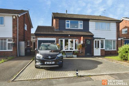 3 bedroom Semi-detached house for sale in Petworth Drive, Loughborough, LE11