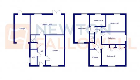 4 bedroom Detached house for sale in Debdale Way, Mansfield Woodhouse, NG19