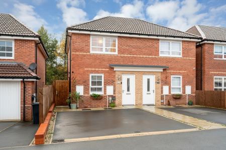 2 bedroom Semi-detached house for sale in Perfect Presentation at Beaufighter Cres. Melton, LE13 0XH