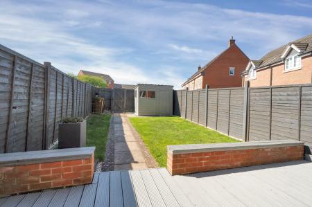 3 bedroom Terraced House for sale in Deceptively Spacious Home at Valiant Way, Melton, LE13 0GE