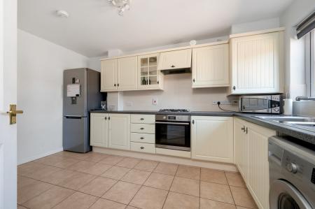 3 bedroom Terraced House for sale in Deceptively Spacious Home at Valiant Way, Melton, LE13 0GE