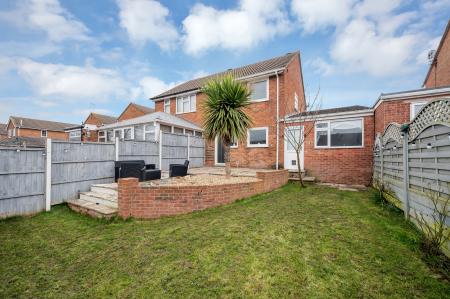 3 bedroom Semi-detached house for sale in Cul-De-Sac Location at Woodcock Avenue, Melton, LE13 0BD