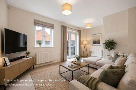 3 bedroom Town house for sale in Coleridge Way, Oakham