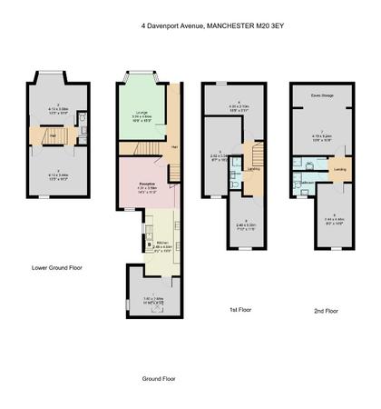 8 bedroom Terraced House to let in Davenport Avenue, Withington, Manchester, M20