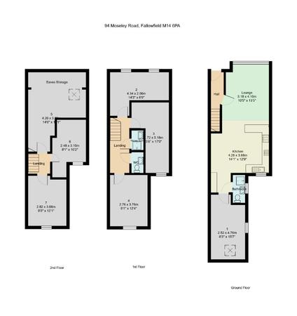 7 bedroom Terraced House to let in Moseley Road, Fallowfield, Manchester, M14