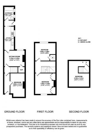 3 bedroom Terraced House to let in Harley Street (3 Bed), Lenton, Nottingham, NG7