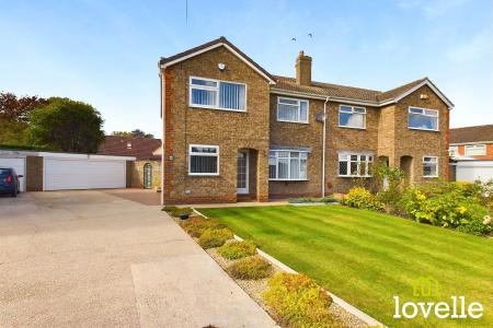 4 bedroom Semi-detached house for sale in Allanson Drive, Cottingham, East Riding of Yorkshire, HU16