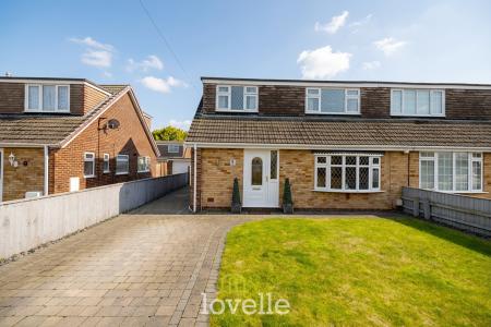 2 bedroom Semi-detached house for sale in Ashby Close, Willows, Grimsby, DN37