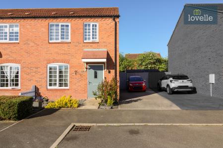 2 bedroom Semi-detached house for sale in Petrel Drive, Louth, LN11