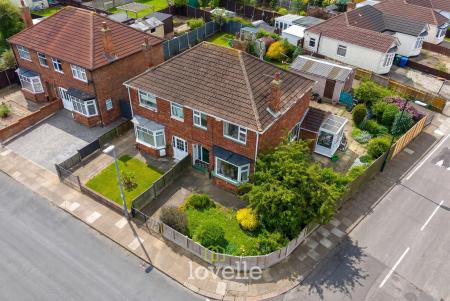 3 bedroom Semi-detached house for sale in Crowland Avenue, Grimsby, DN34