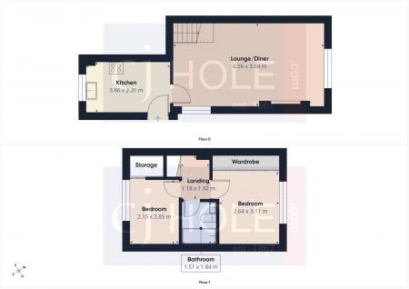2 bedroom Detached house for sale in Parkwall Road, Cadbury Heath