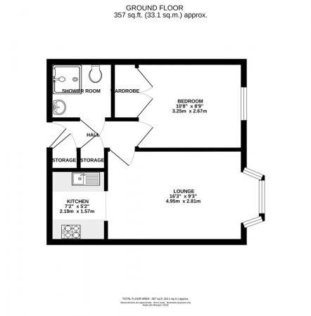 1 bedroom Ground floor flat for sale in Westdeane Court, Basingstoke