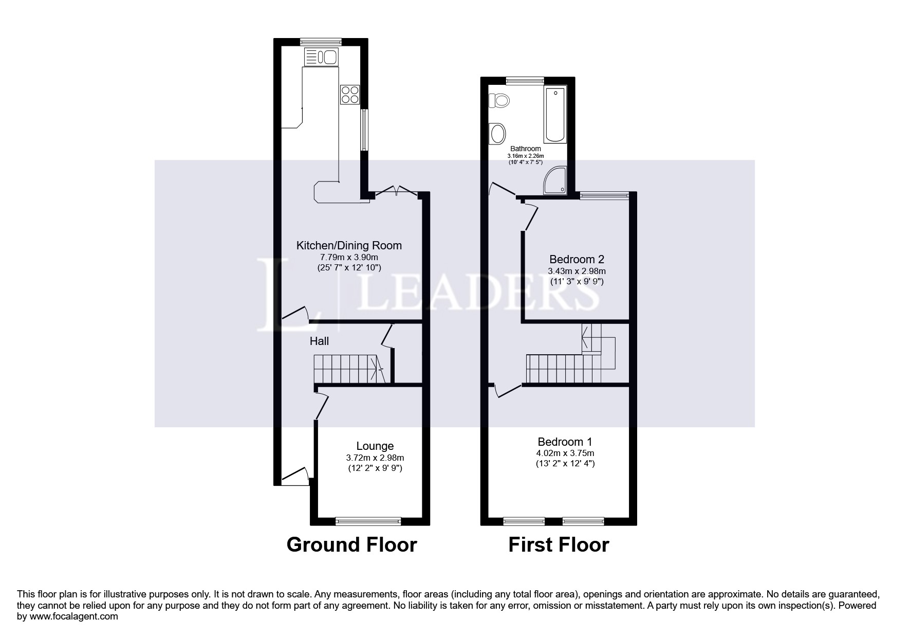 2 bedroom house to rent - Lyndhurst Terrace, Moore Street, Derby, DE23 - Property View 1