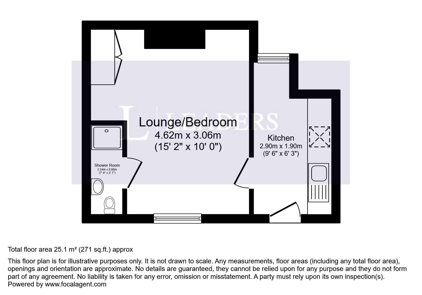studio to rent - 72 St Stephens Road, Norwich, NR1 - Property View 1