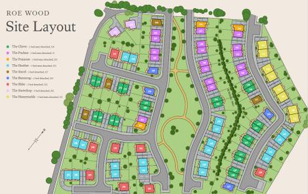 Roe Wood site map