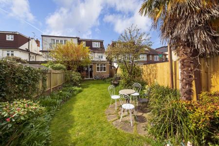 Garden view to house