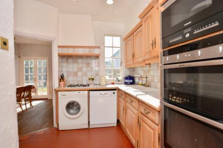 Kitchen with view to breakfast room