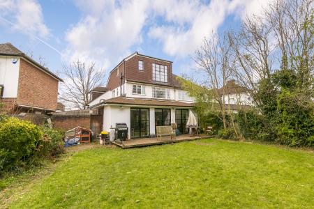 Garden view to house