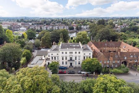 Drone View of Front Elevation
