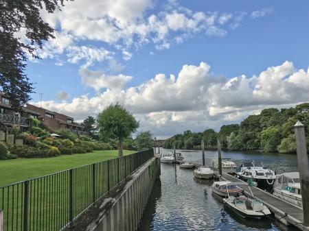 Communal Riverside Gardens and the Jetty