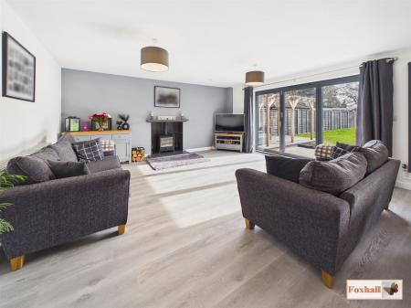 Living Area/Kitchen/Dining Area