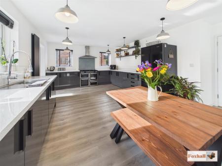 Living Area/Kitchen/Dining Area