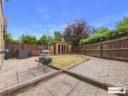 Rear Garden and Integral Garage