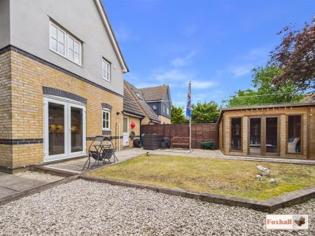 Rear Garden and Integral Garage