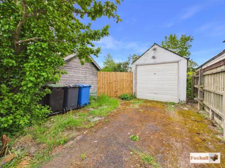 Garage and Rear Work area
