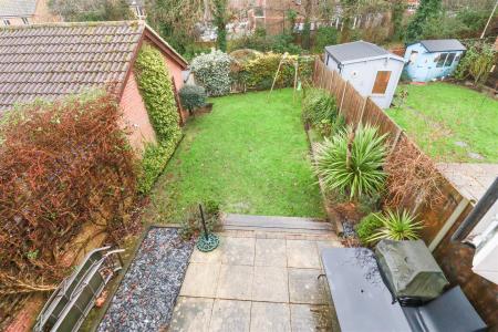 Rear Garden View From Bedroom