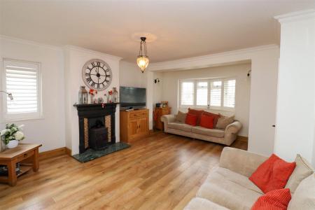 Lounge With Log Burning Stove