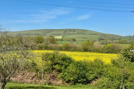 View of Adjacent Farmland to Purbeck Hills