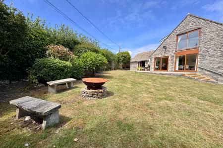 Rear of property