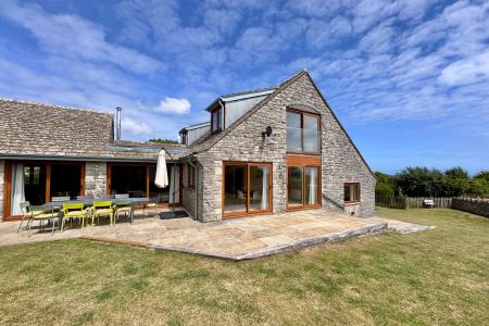 Rear of property