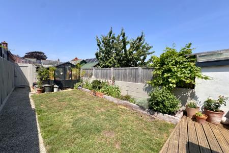 Rear of property