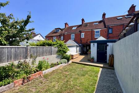 Rear of property