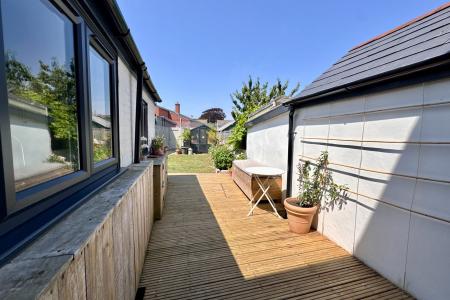 Rear of property