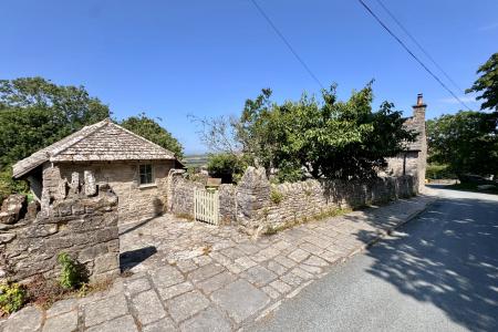 Rear of property