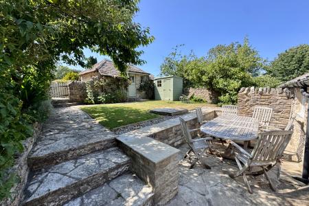Rear of property