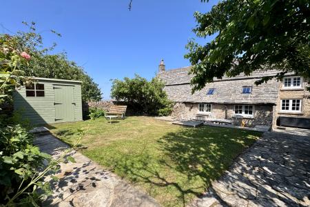 Rear of property