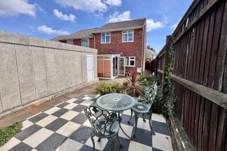 Rear of property