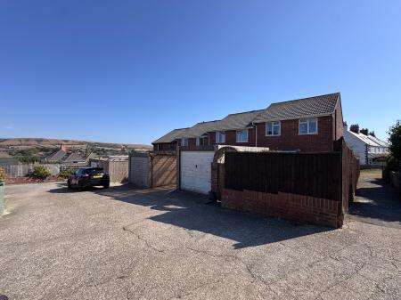 Rear of property