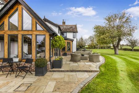 Split Level Patio Area