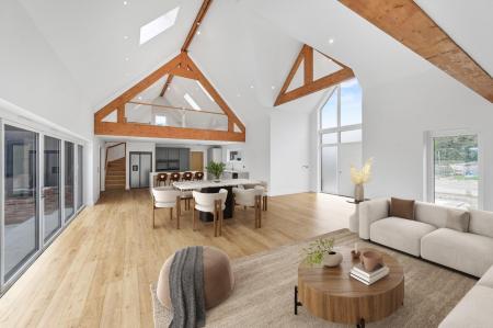 Kitchen/Dining/Living Room